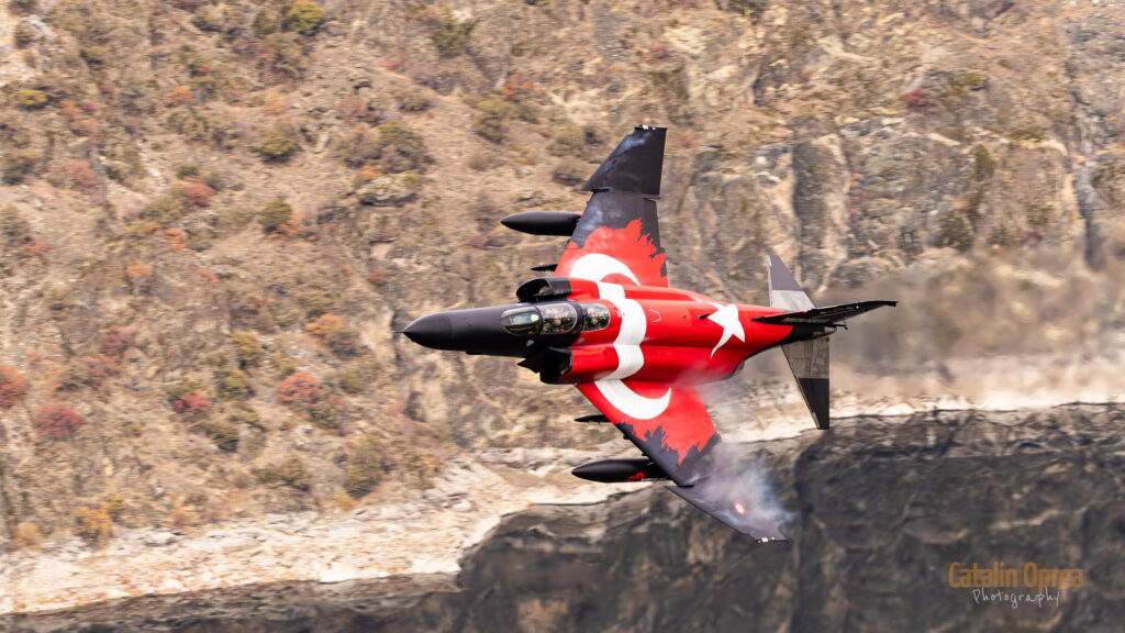 Turkish Air Force F-4E Phantom II with a special commemorative livery marking 50 years of Phantom operations